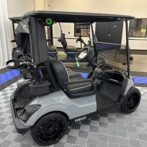 2024 Yamaha Drive2 PTV Golf Cart – Storm Gray | Premium Black Package, Street-Ready & Fully Loaded