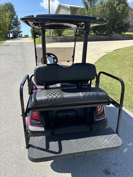 Custom Yamaha Drive2 Lifted Golf Cart – Hot Pink | Off-Road Wheels, MadJax Guard, Premium Seats - Image 6