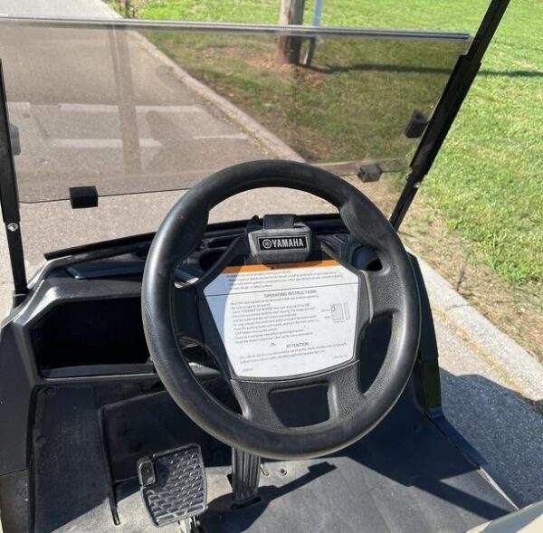 2023 Yamaha Drive2 QuieTech EFI Gas Golf Cart – White - Image 5